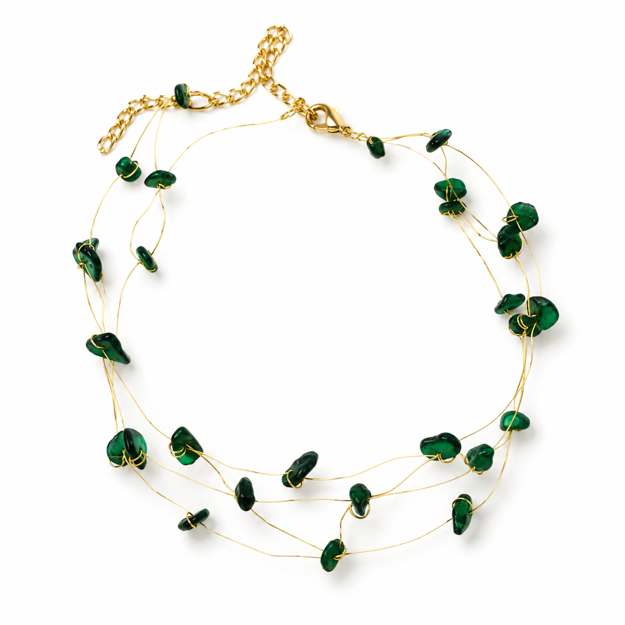 Choker verde bosque