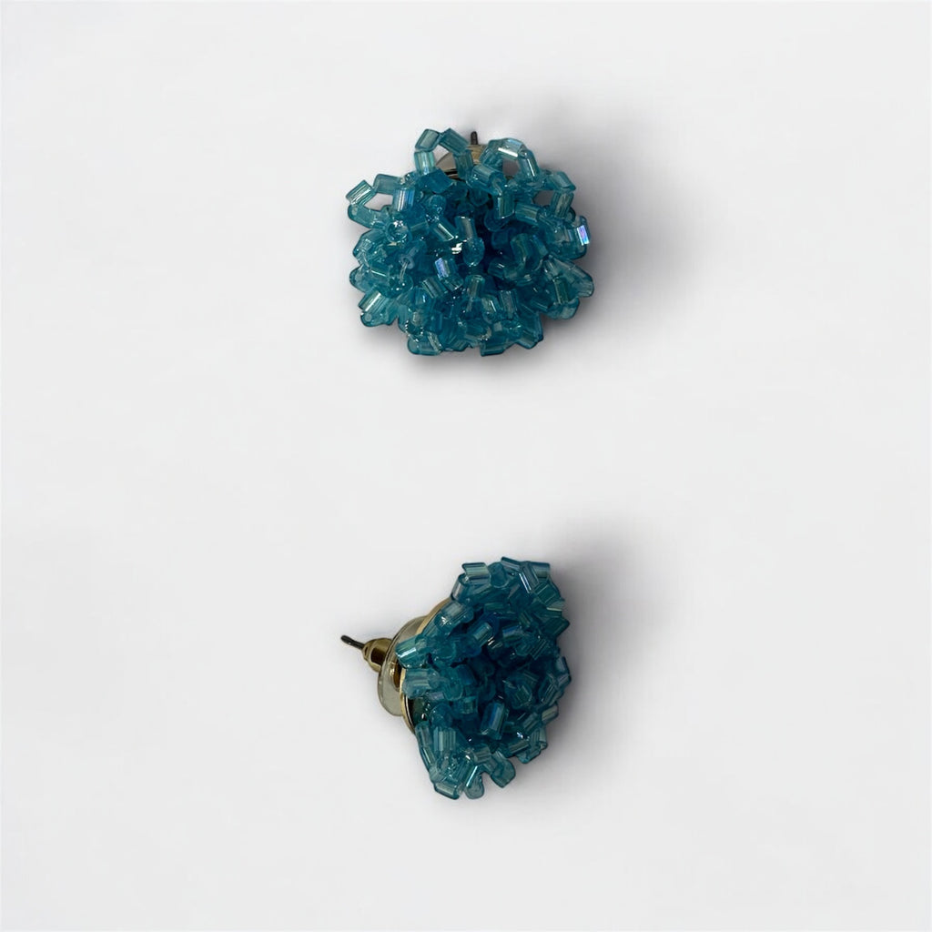 Pendientes Cristal azul