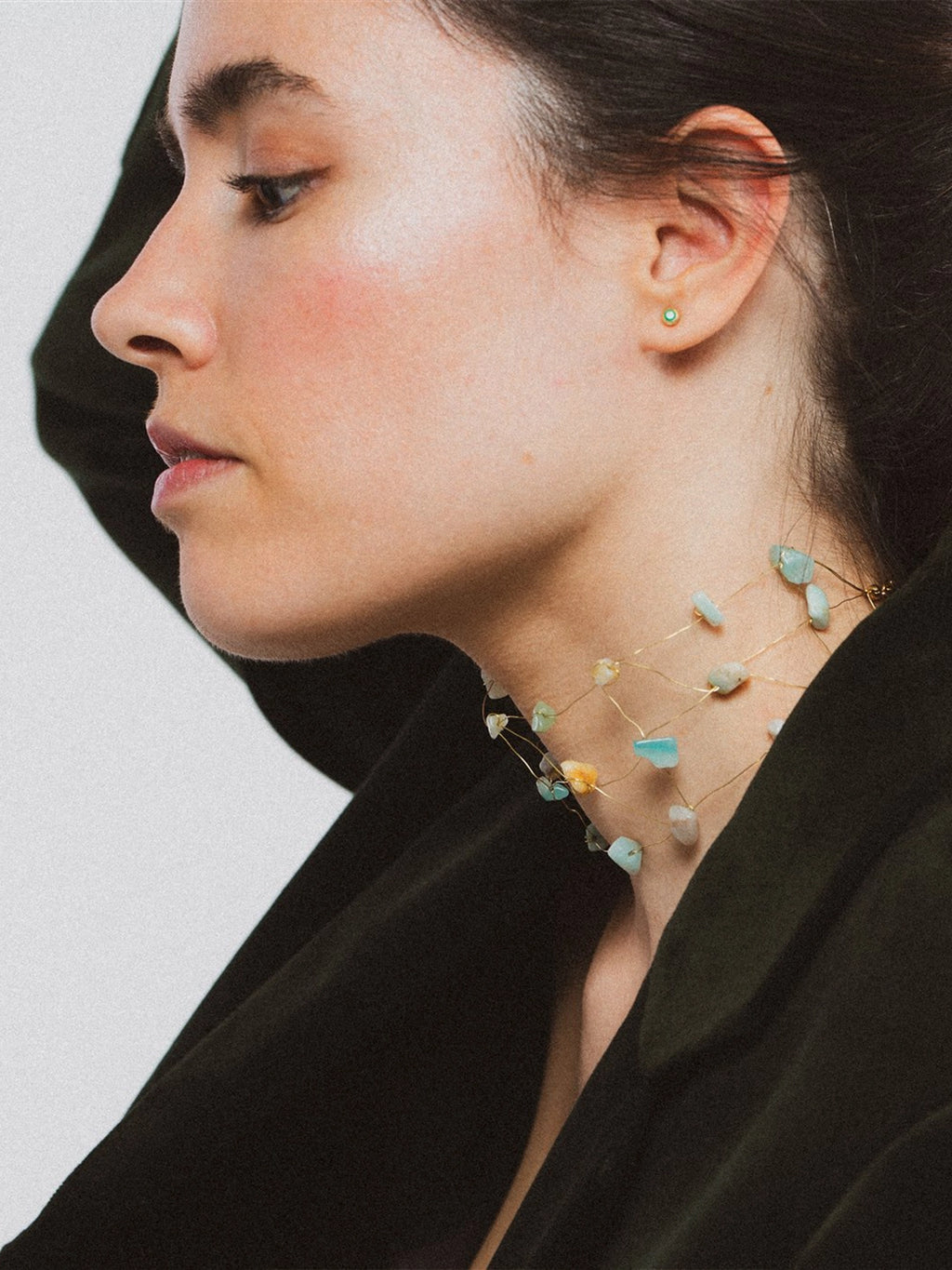 Choker Azul Cielo