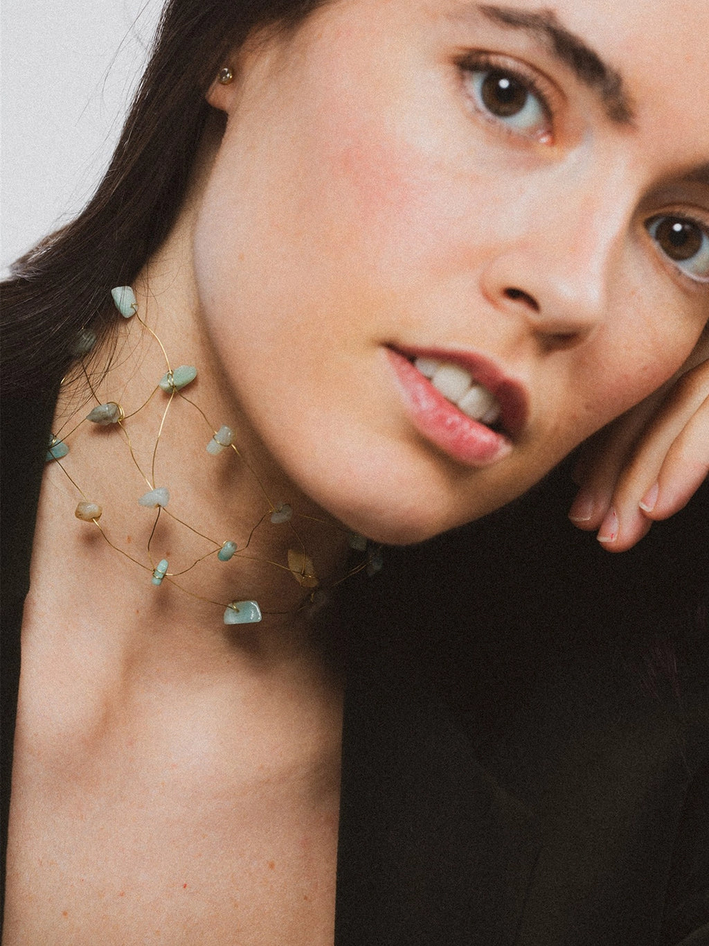 Choker Azul Cielo
