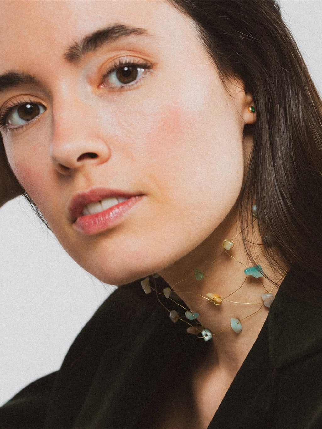 Choker Azul Cielo