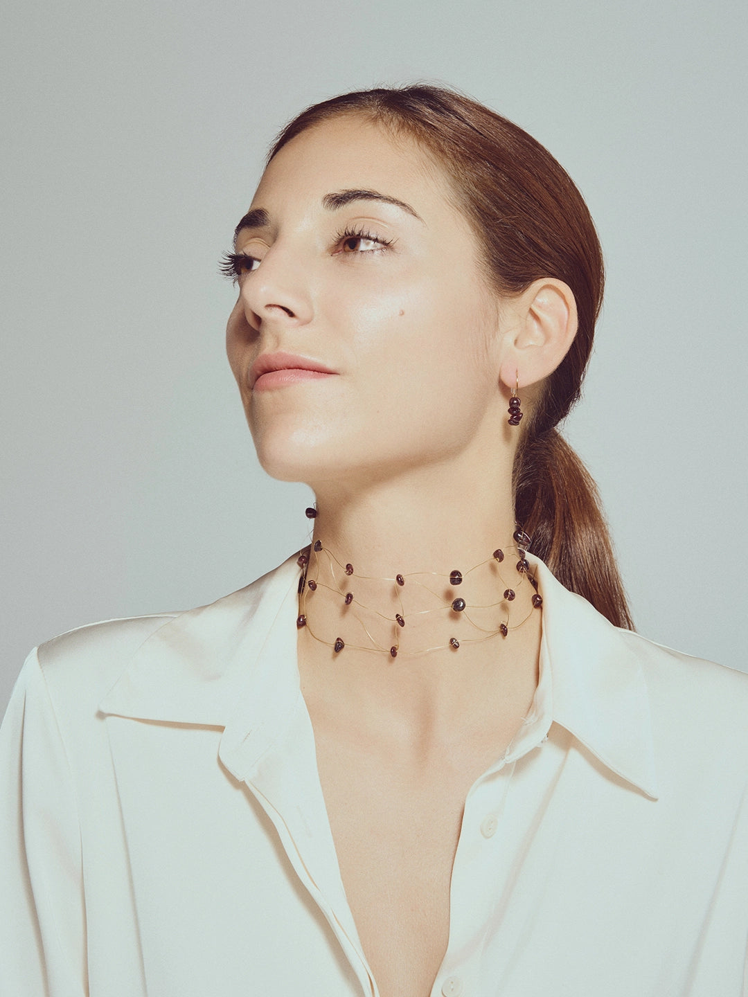 Wine earrings