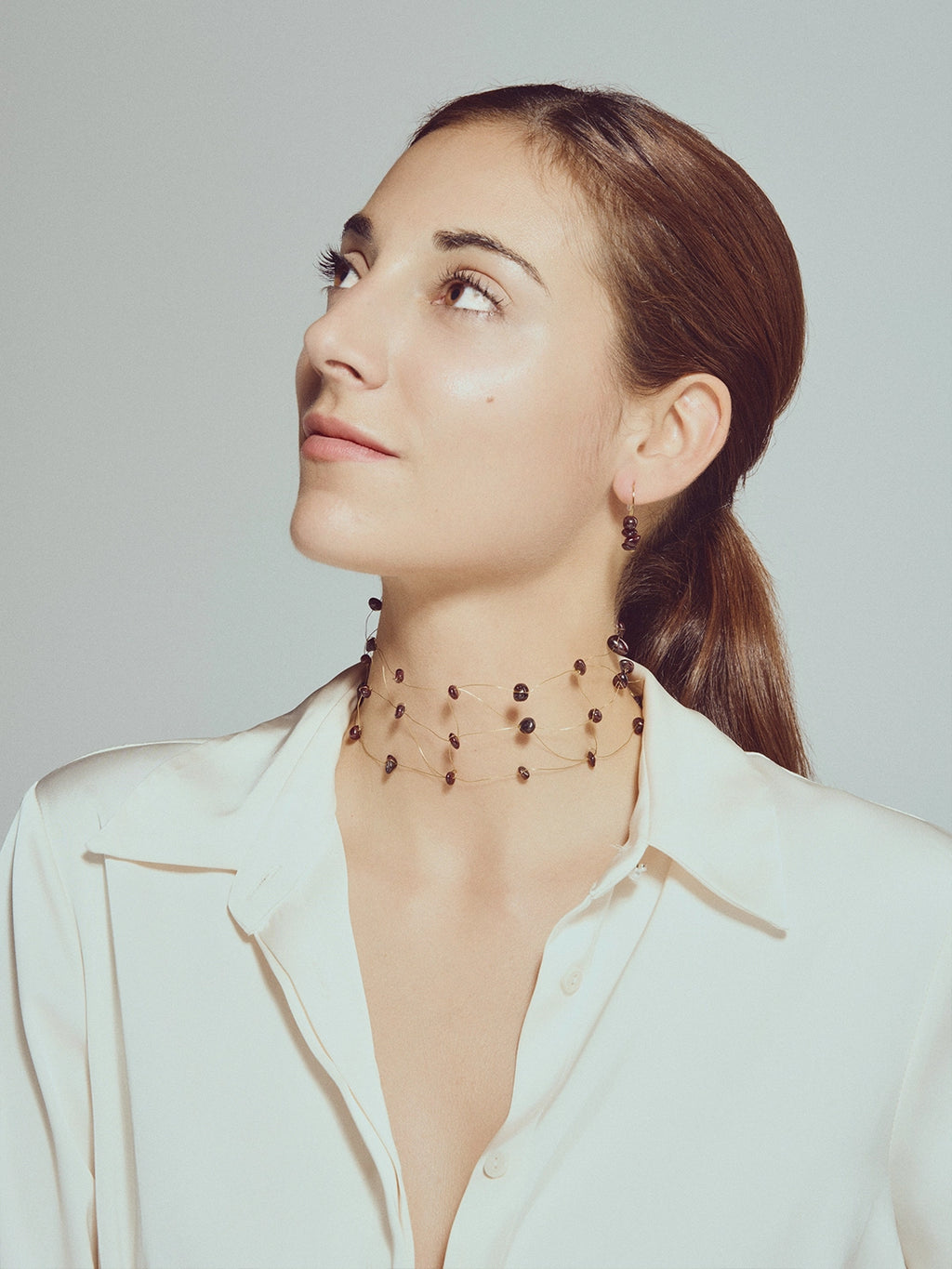 Wine earrings