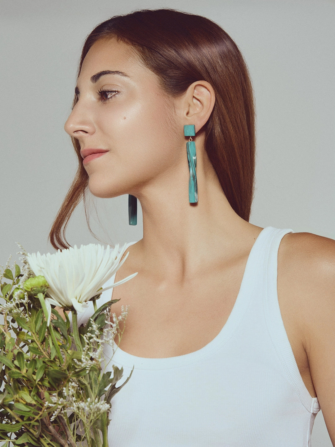 Pendientes Cascada Azul