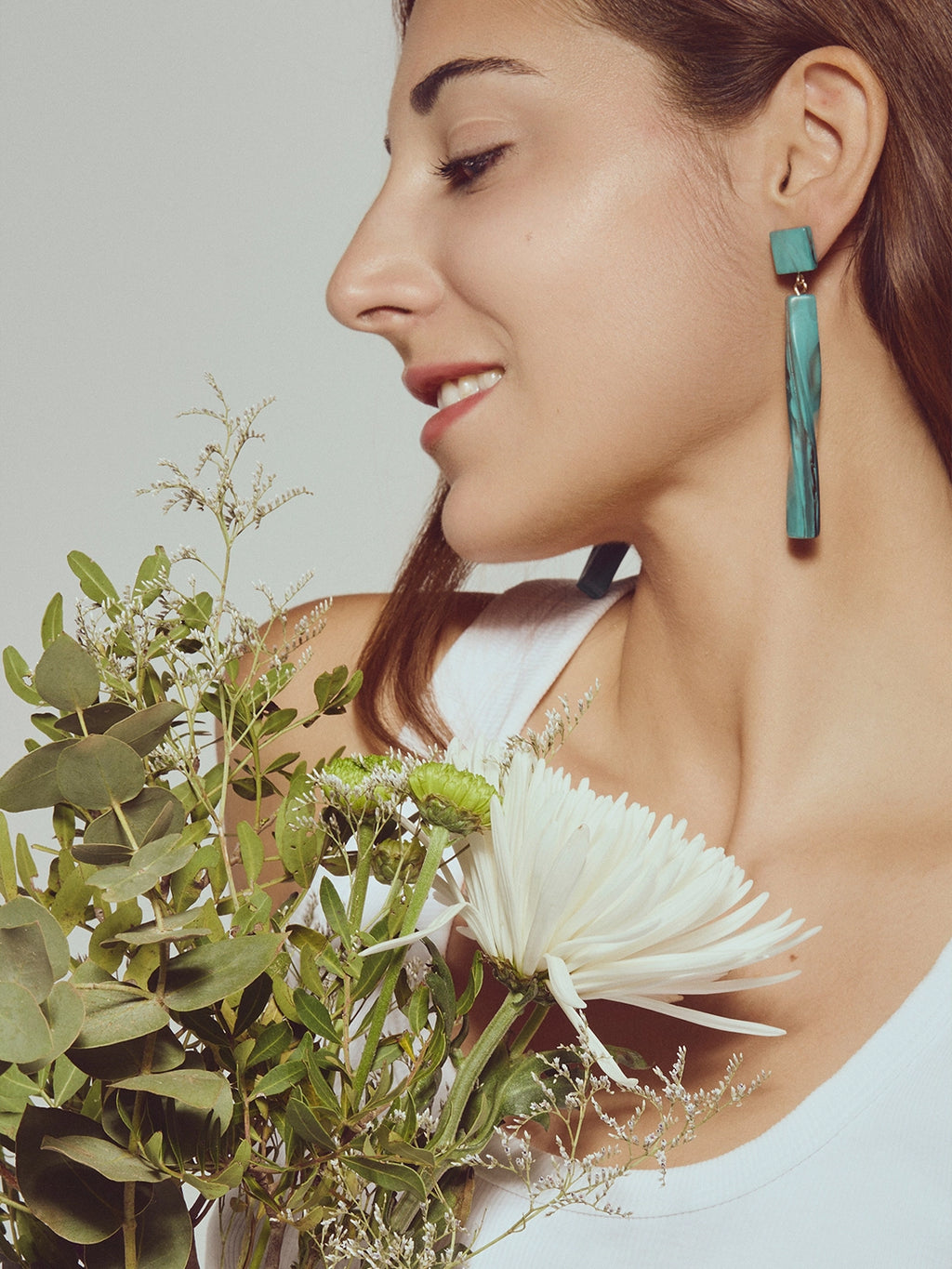 Pendientes Cascada Azul