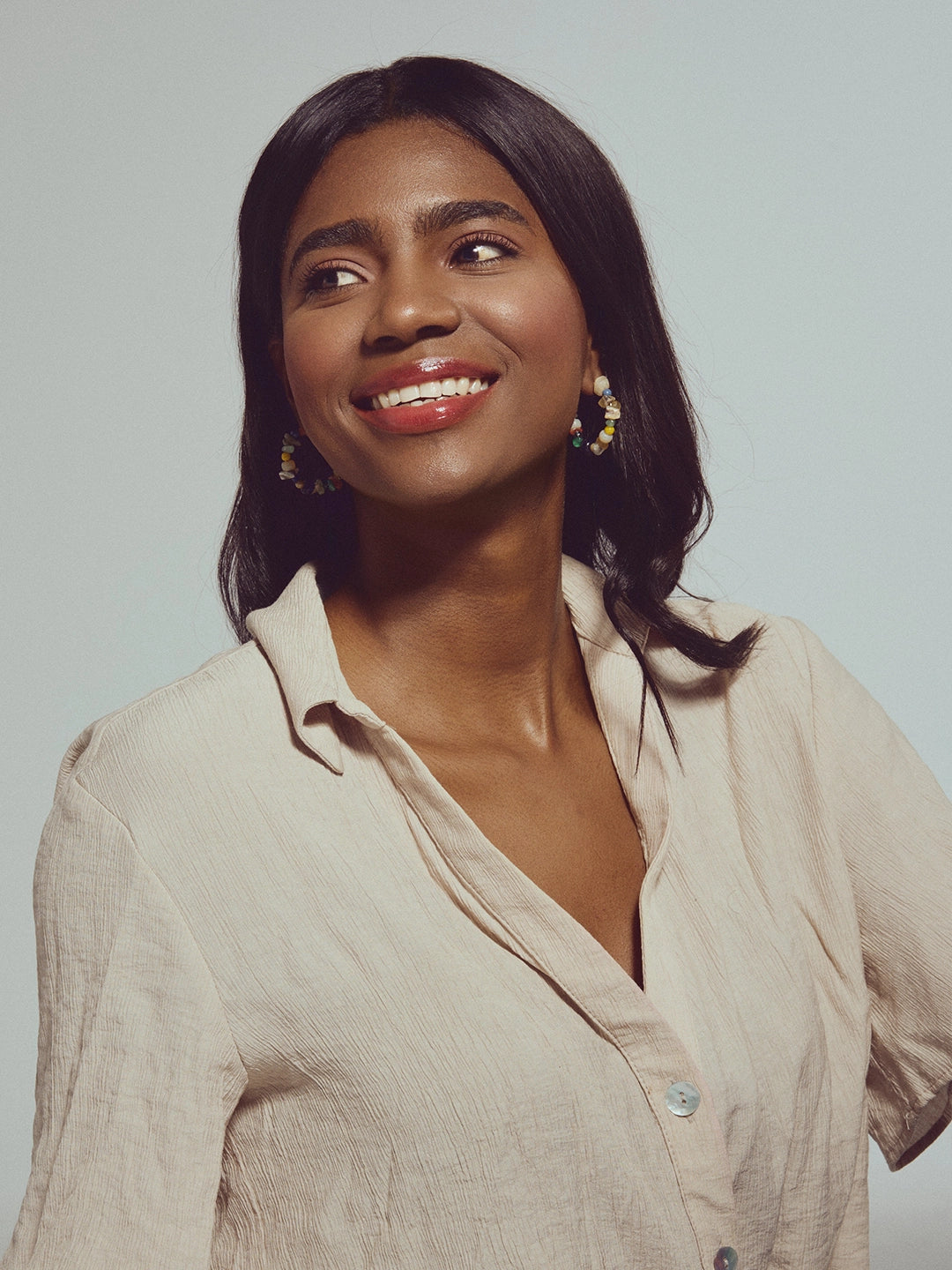 Pendientes Prisma Claros