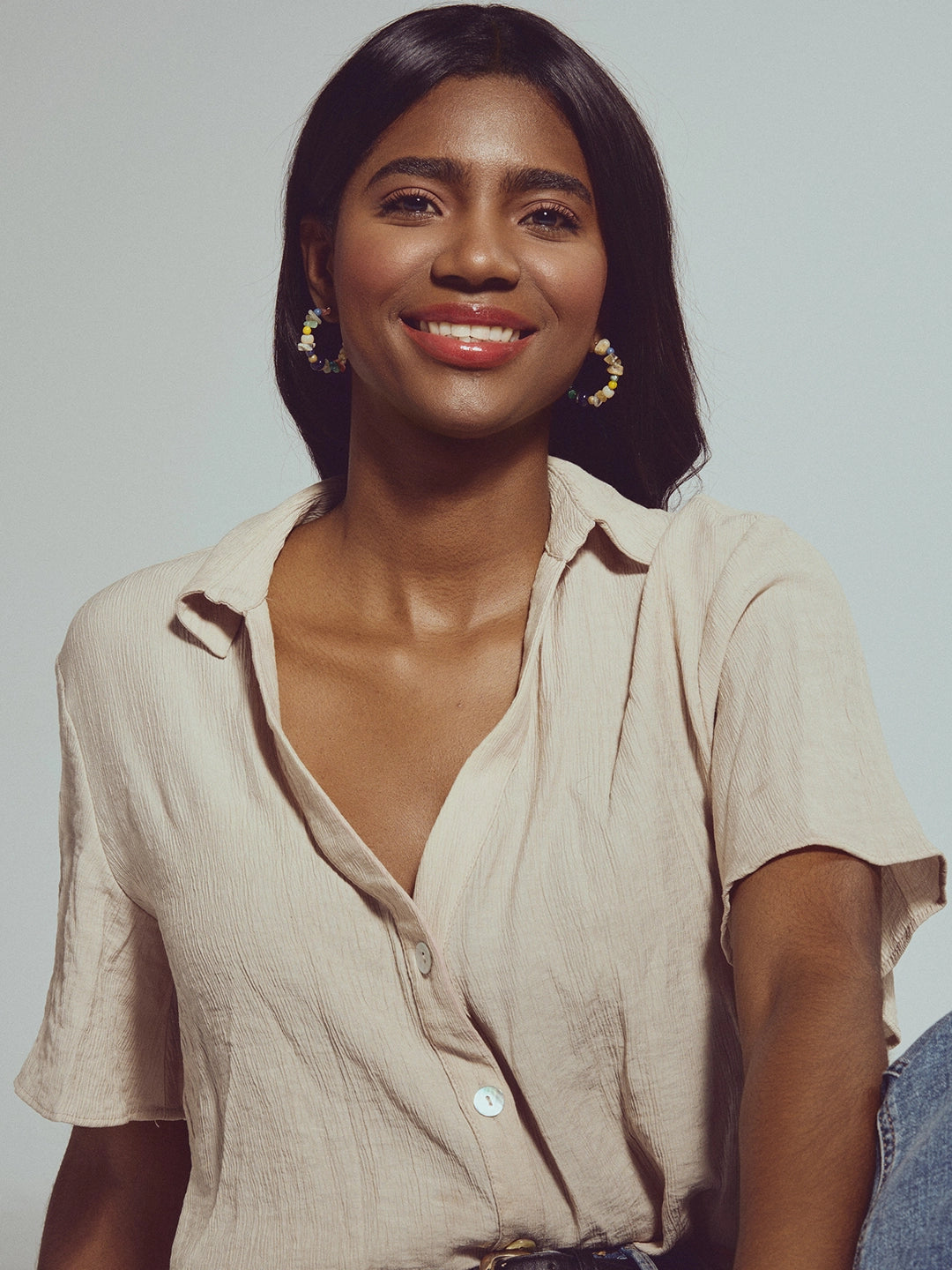 Pendientes Prisma Claros